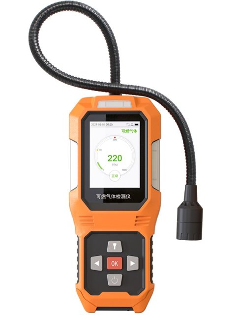 Portable Combustible Gas Leak Detector with Gooseneck Probe