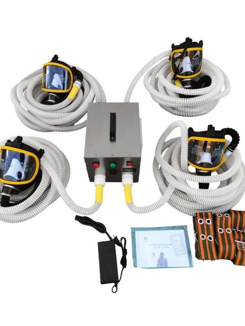 Lithium Battery Powered Long Tube Respirator for Four Persons