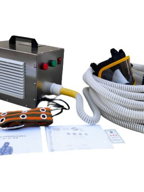 Electric Long Tube Respirator for Two Persons with Ventilated Stainless Housing and IEC Inlet