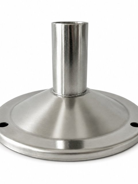 Stainless Steel Floor Mounting Base Flange with Column Socket